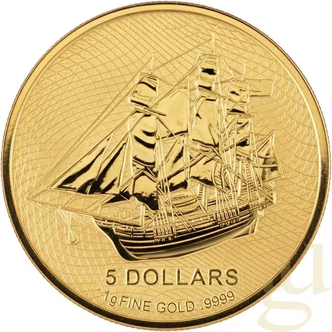 1 Gramm Goldmünze Cook Islands Bounty 2026