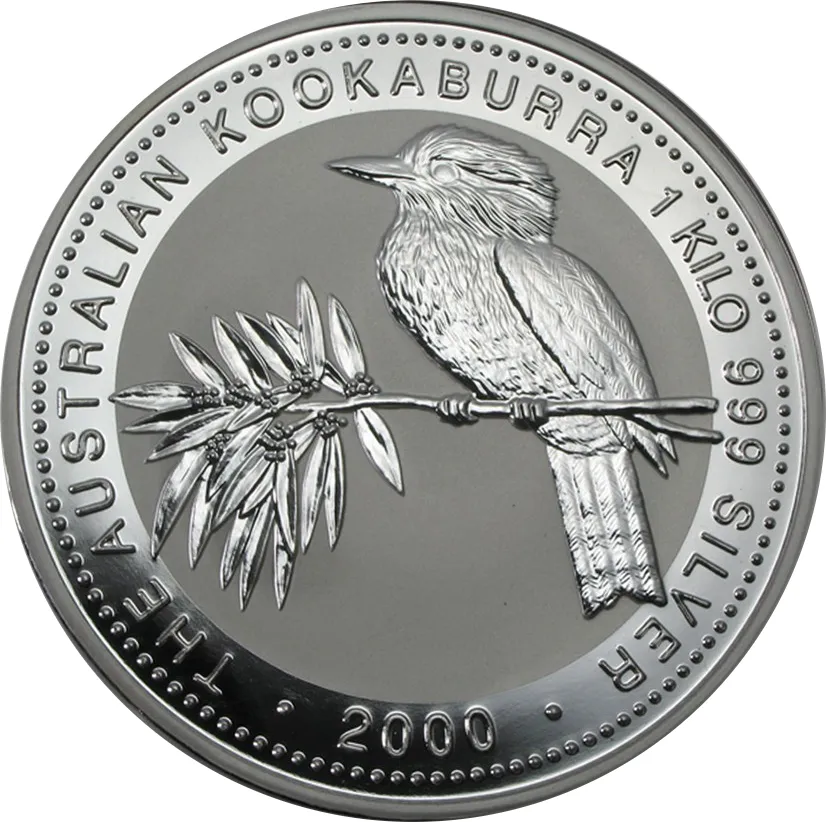 1 Unze Silbermünze Australien Kookaburra 2000