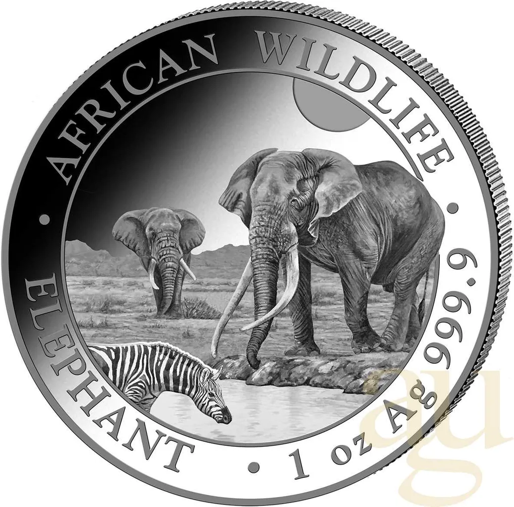 1 Unze Silbermünze Somalia Elefant 2026