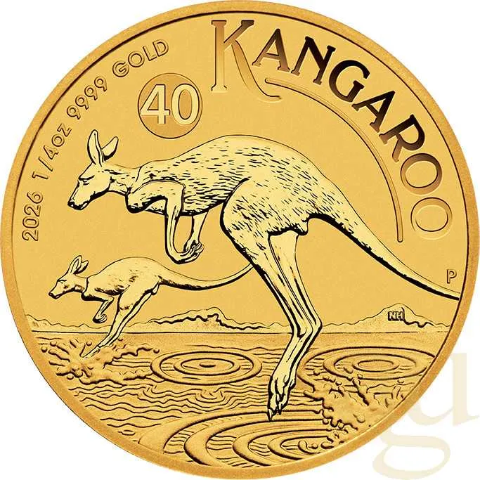 1/4 Unze Goldmünze Australien Känguru 2026