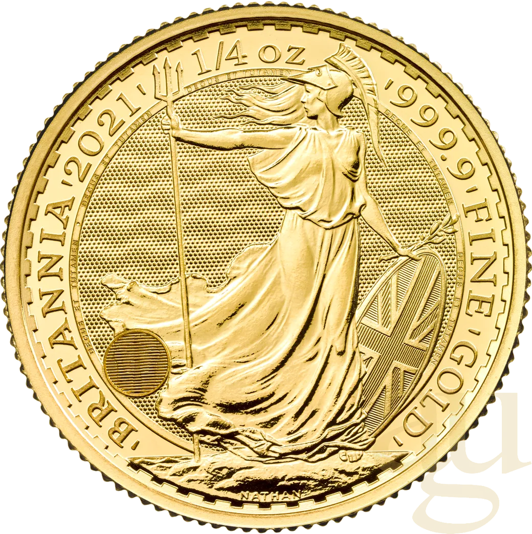 1/4 Unze Goldmünze Britannia 2022