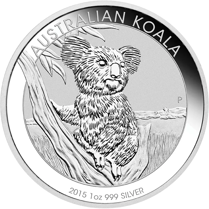 1 Unze Silbermünze Australien Koala 2015