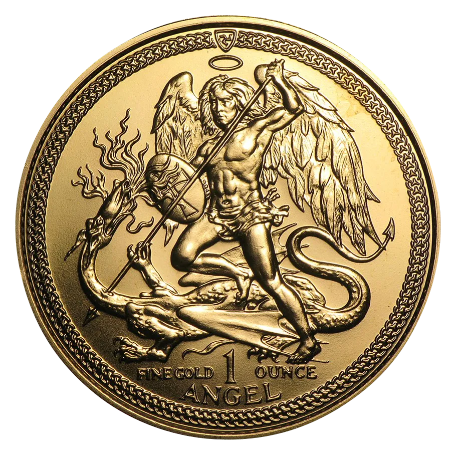 1 Unze Goldmünze Isle of Man Angel