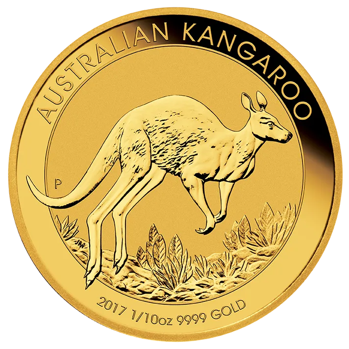 1/10 Unze Goldmünze Australien Känguru 2017