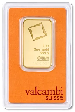 31,1 Gramm Goldbarren Valcambi