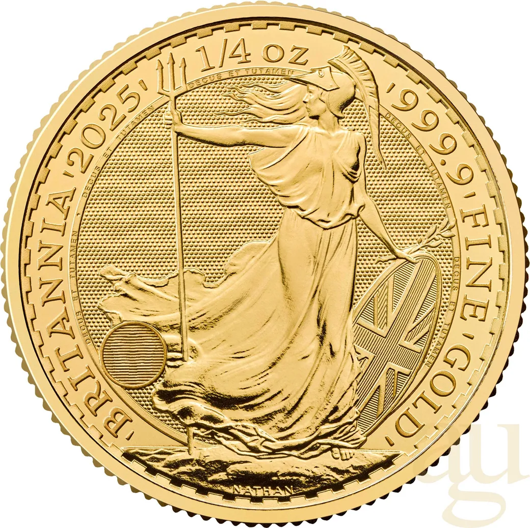 1/4 Unze Goldmünze Britannia 2025