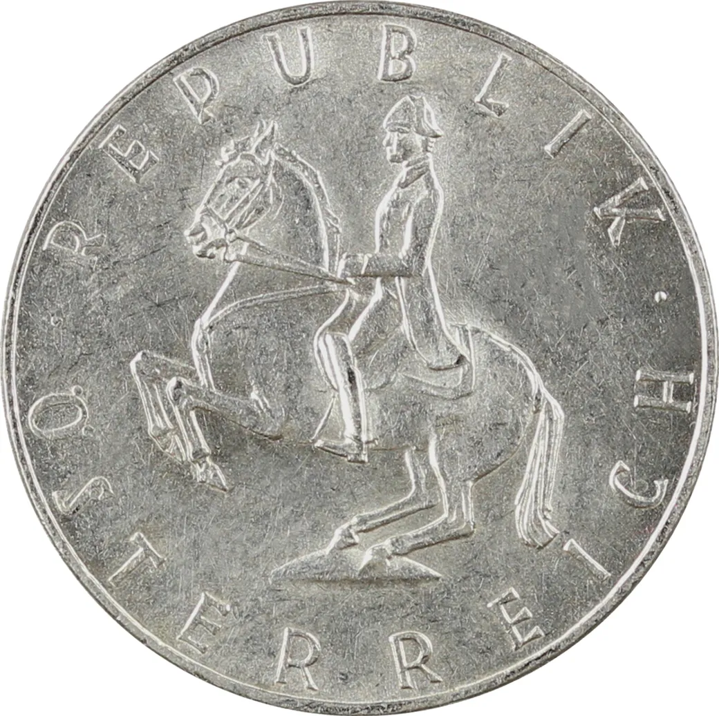 5 Schilling Silbermünze Republik Österreich