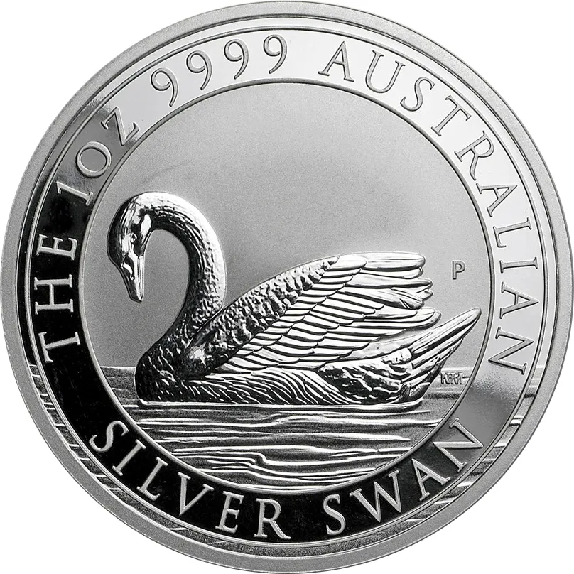 1 Unze Silbermünze Australien Schwan 2017