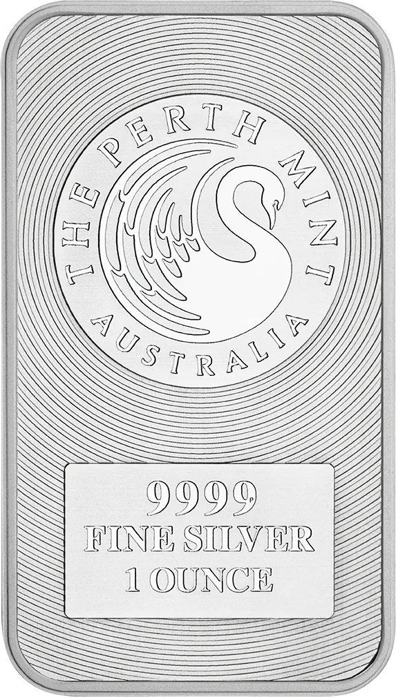 31,1 Gramm Silberbarren Perth Mint