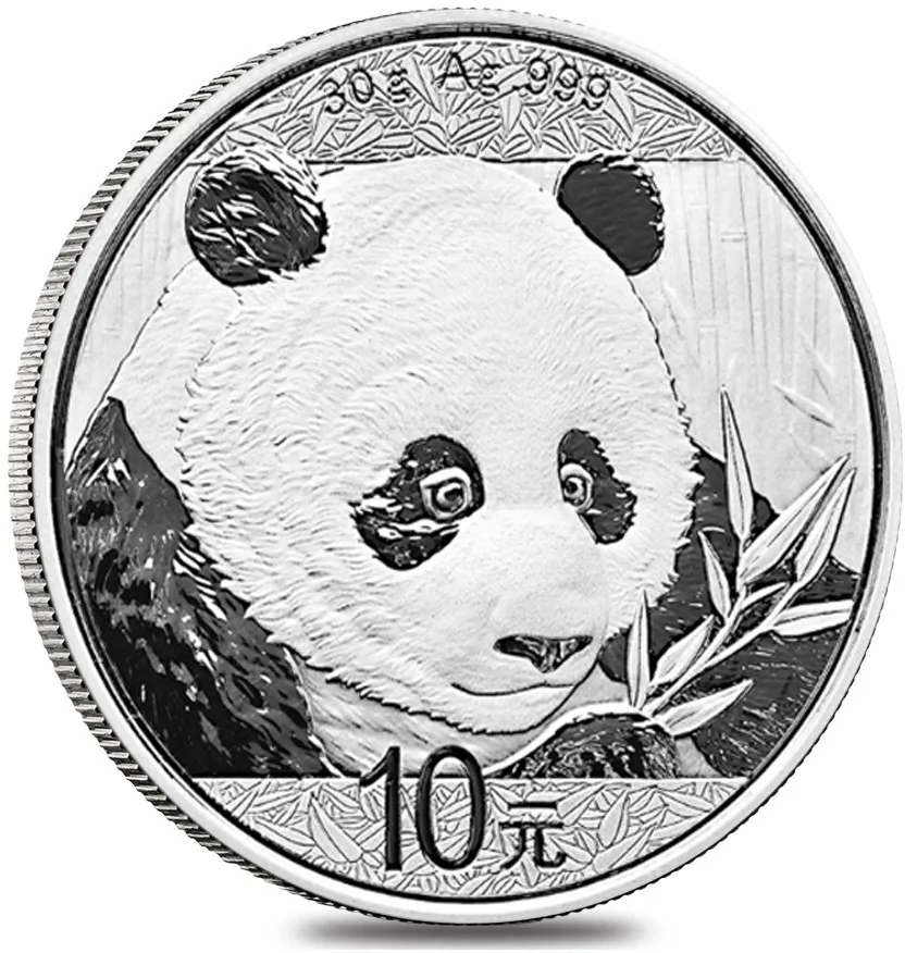 30 Gramm Silbermünze China Panda 2018