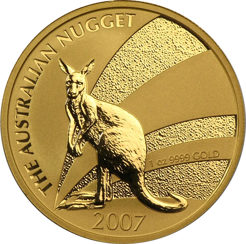 1 Unze Goldmünze Australien Känguru 2007