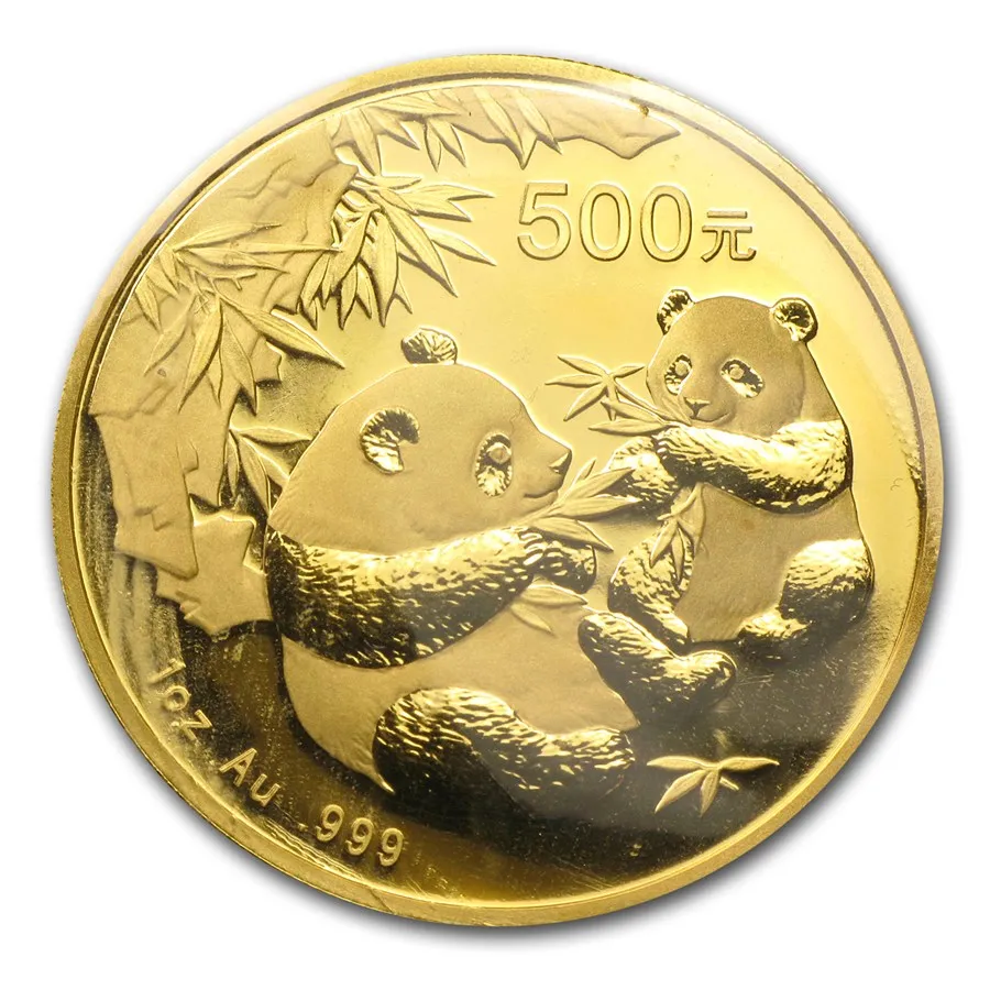 1/10 Unze Goldmünze China Panda 2006