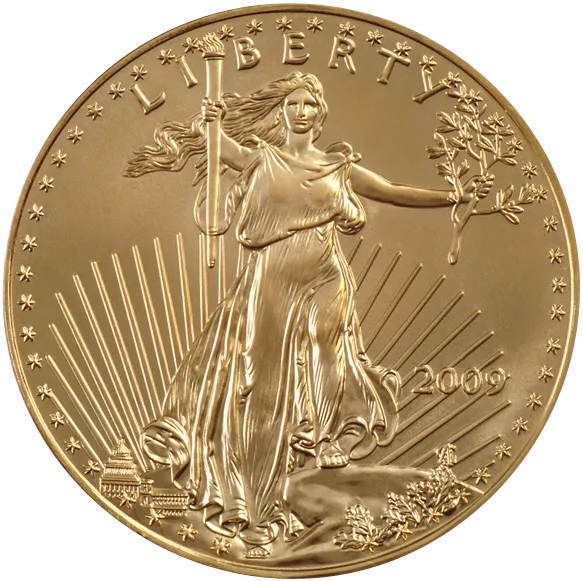 1/2 Unze Goldmünze American Eagle