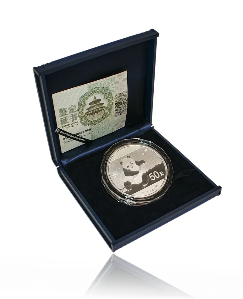 5 Unzen Silbermünze China Panda 2011 proof