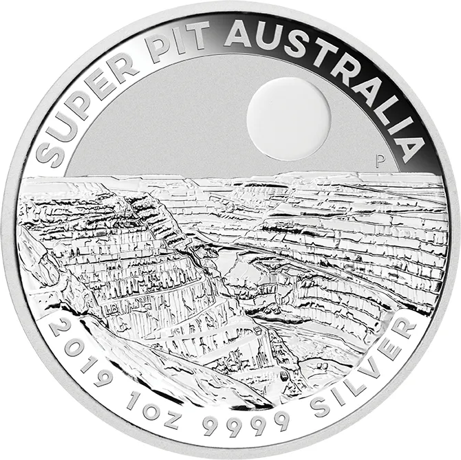 1 Unze Silbermünze Australien Super Pit 2019