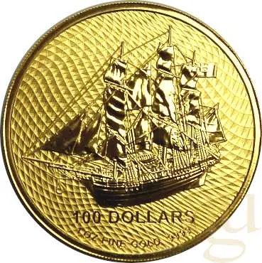 1 Unze Goldmünze Cook Islands Bounty 2021