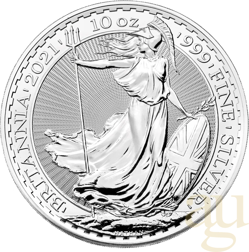 10 Unzen Silbermünze Großbritannien Britannia 2021