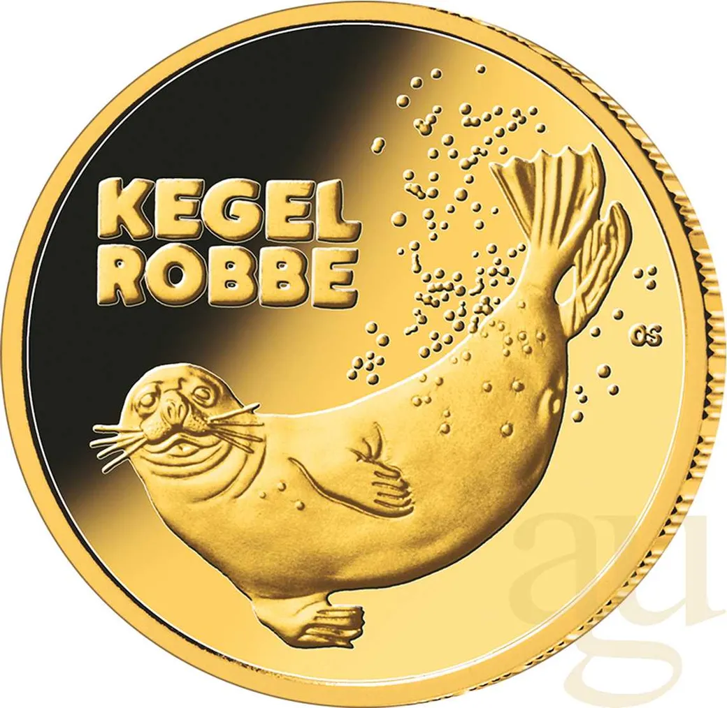 20 Euro Goldmünze Rückkehr der Wildtiere - Kegelrobbe 2022 (A)