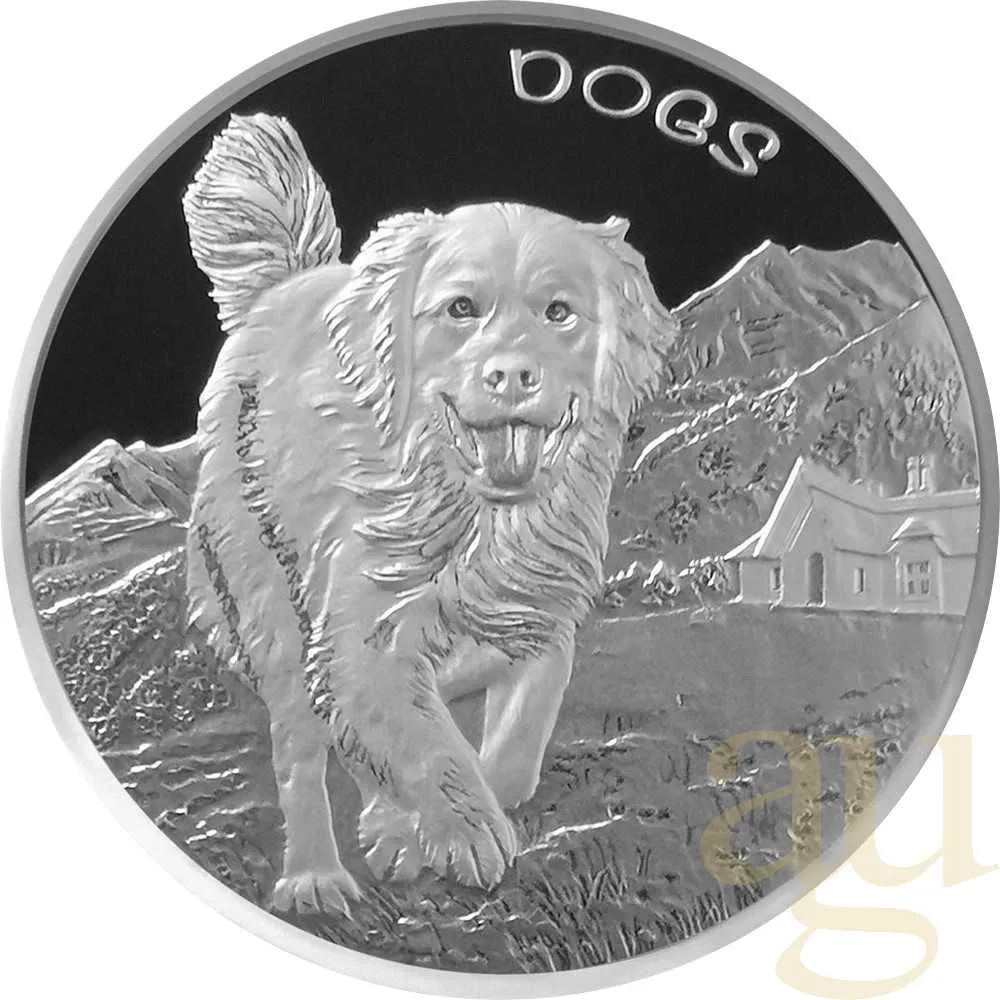 1 Unze Silbermünze Fiji Dogs - 2022 - prooflike