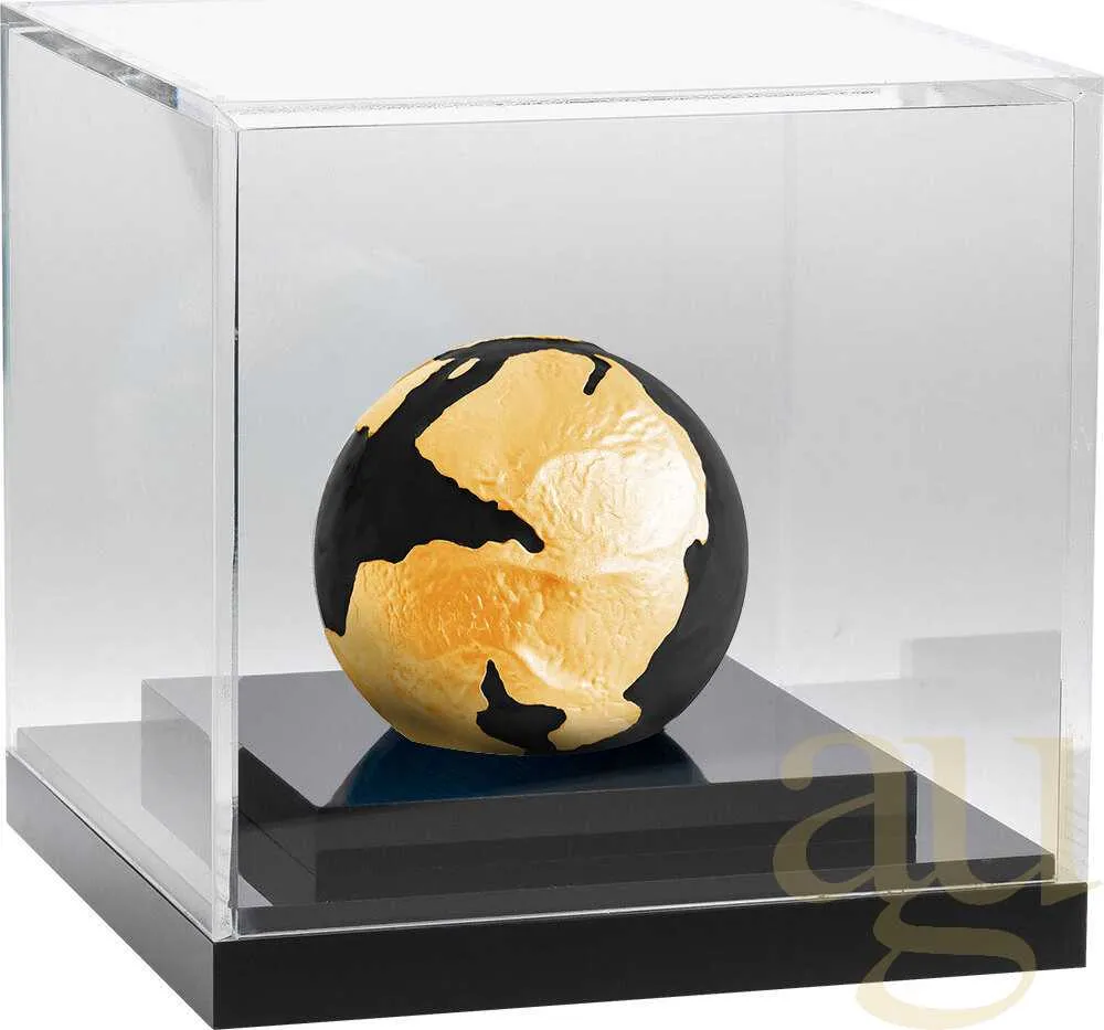 3 Unzen Silbermünze Barbados Black Pangea Blue Marble 2022