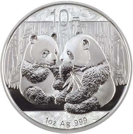 1 Unze Silbermünze China Panda 2009