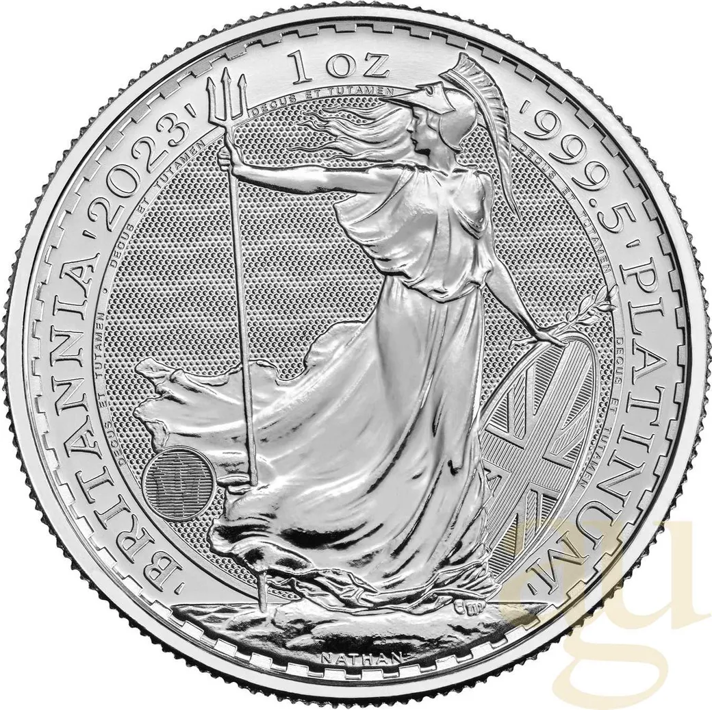1 Unze Platinmünze Britannia 2023 - King Charles