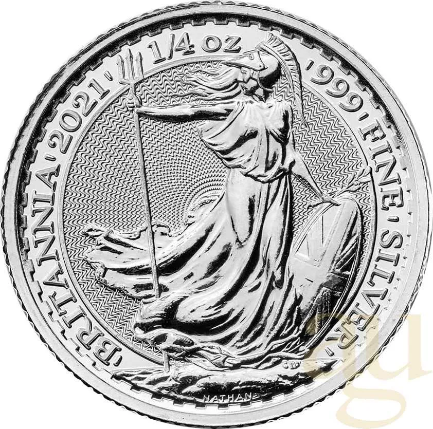 1/4 Unze Silbermünze Britannia