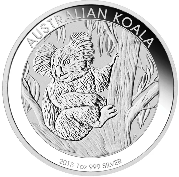 1 Unze Silbermünze Australien Koala 2013