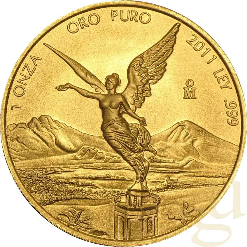 1 Unze Goldmünze Mexiko Libertad 2011
