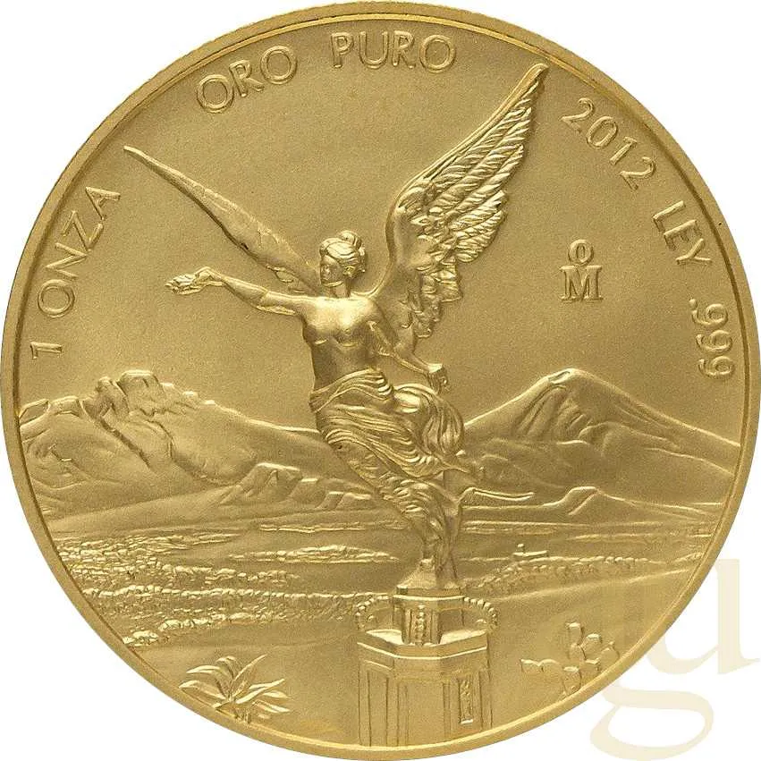 1 Unze Goldmünze Mexiko Libertad 2012
