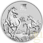 1 Unze Silbermünze Australien Lunar III Pferd 2026