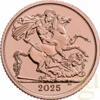 1 Pfund Goldmünze Sovereign King Charles 2025