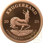 1 Unze Goldmünze Krügerrand 2025 - polierte Platte