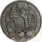 2 Unzen Silbermünze Republic of Tschad Amenhotep IV 2023