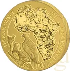 1/12 Unze Goldmünze Ruanda Kampfadler 2025