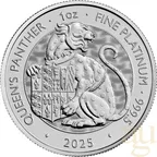 1 Unze Platinmünze Tudor Beasts Queen´s Panther 2025