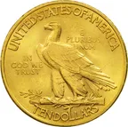 10$ Goldmünze Indianer