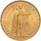 10 Kronen Goldmünze Ungarn