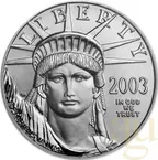 1/2 Unze Platinmünze American Eagle
