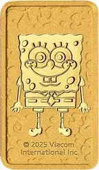 1 Gramm Goldbarren Perth Mint - Spongebob Schwammkopf