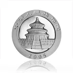 1 Unze Silbermünze China Panda 2005