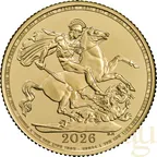 2 Pfund Goldmünze Double Sovereign King Charles 2026