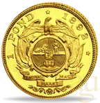 1 Pfund Goldmünze Südafrika Ohm Krüger 1892-1898