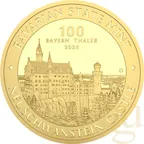 1 Unze Goldmünze Bayern Thaler - Schloss Neuschwanstein 2025