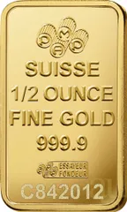 1/2 Unze Goldbarren PAMP Fortuna