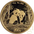 15 Gramm Goldmünze China Panda 2026