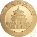 15 Gramm Goldmünze China Panda 2026