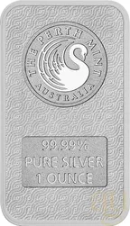 31,1 Gramm Silberbarren Perth Mint - Lunar Schlange