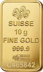 10 Gramm Goldbarren PAMP Fortuna