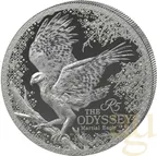 1 Unze Silbermünze Südafrika Odyssey of the Sky Martial Eagle 2026 - polierte Platte